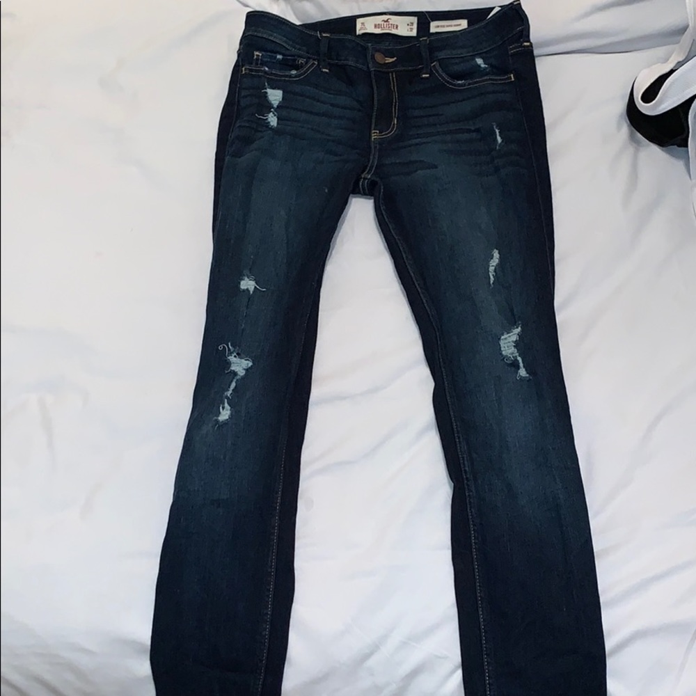 hollister low rise super skinny